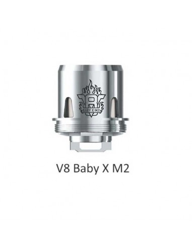 V8 X-Baby M2 Resistance Smok Head Coil for TFV8 X-Baby Atomizer - 3 Pieces