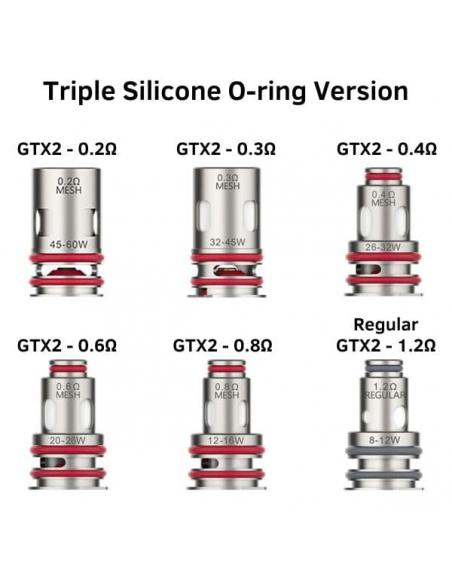 gtx coil pack 6 resistenze assortite nuovo modello triplo o-ring