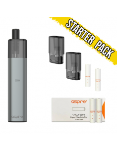 aspire kit vilter electronic cigarette with cartridges and filters