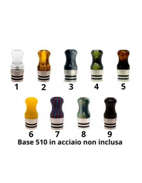 Calipso a Vite Drip Tip 510 per sigaretta elettronica