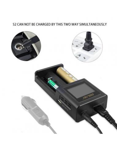 Golisi S2 LCD Battery Charger attachments