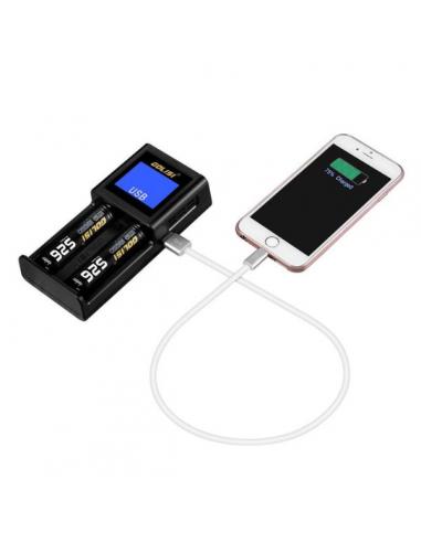 Golisi S2 LCD USB Battery Charger