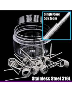 Wireoptim Prefab ss316l single core Coil