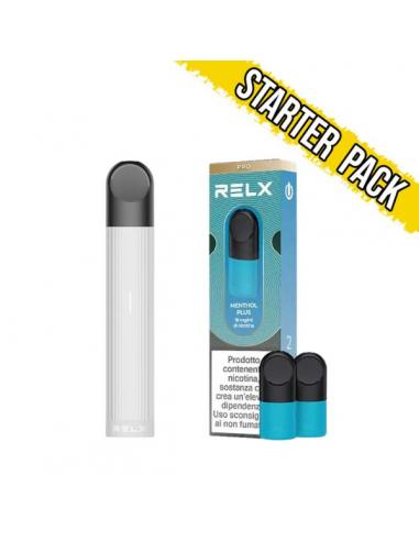 kit Essential Relx white + 2 Cartucce Pod menthol plus