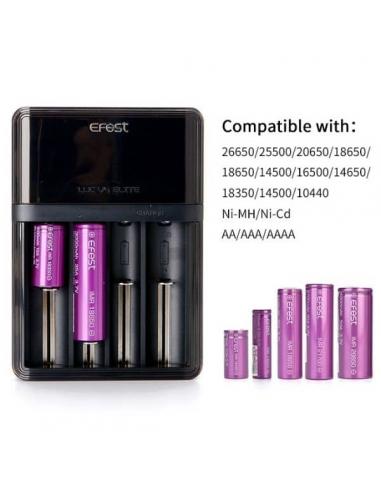 Luc V4 Elite Efest Carica batterie sigaretta elettronica