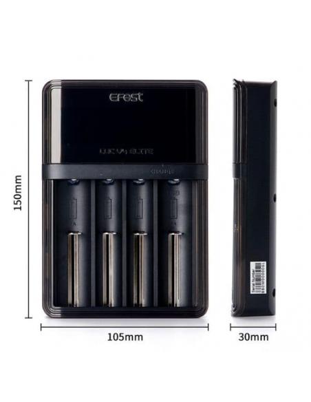 Luc V4 Elite Efest Carica batterie sigaretta elettronica 18650