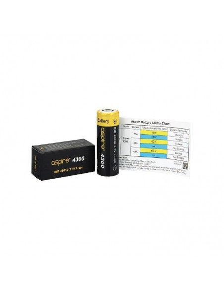 Aspire 26650 4300 mAh 40A