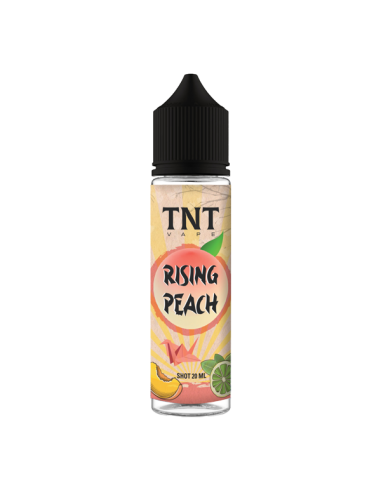 Rising Peach Liquido Scomposto TNT Vape 20ml Peach and Lime Flavored Aroma