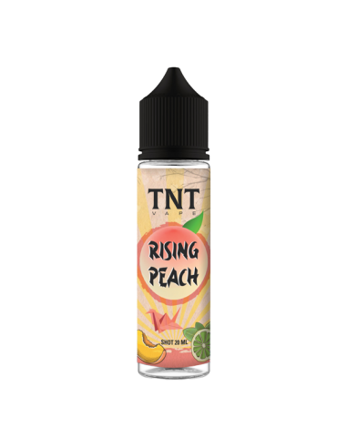 Rising Peach Liquido Scomposto TNT Vape 20ml Peach and Lime Flavored Aroma