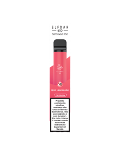 Pink Lemonade Elf Bar Disposable Pod Mod - 600 Puffs