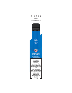 Blue Razz Lemonade Elf Bar Disposable Pod Mod - 600 Puffs