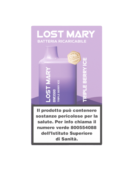 Triple Berry Ice Lost Mary BM3500 Elf Bar Pod Mod Disposable -
