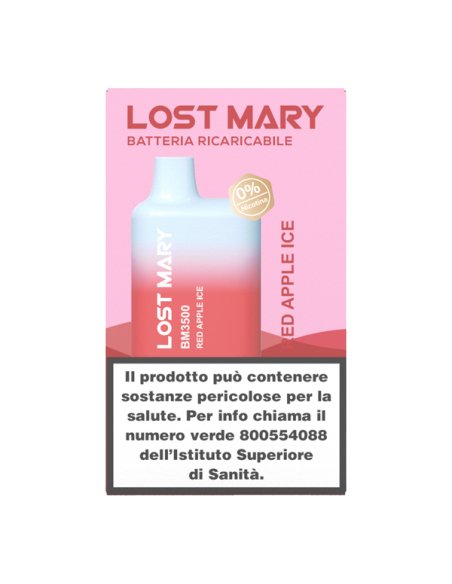 Red Apple Ice Lost Mary BM3500 Elf Bar Pod Mod Disposable Usa and Get