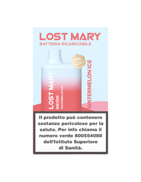 Watermelon Ice Lost Mary BM3500 Elf Bar Pod Mod Usa e Getta -