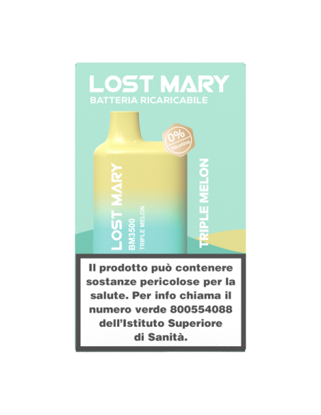 Triple Melon Lost Mary BM3500 Elf Bar Pod Mod Usa e Getta -