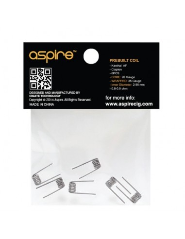 Resistenze Aspire per Cleito RTA System - 6 Pezzi