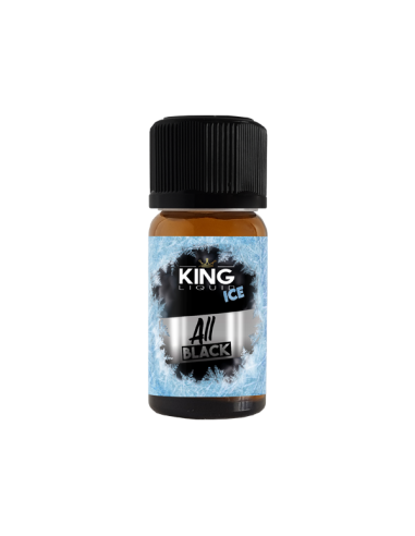 All Black Aroma King Liquid ICE Liquido 10 ml Liquirizia, Menta