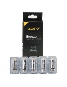Resistors Aspire Breeze - 5 Pieces of 0.6 and 1.2 ohm Coils for Electronic Cigarettes