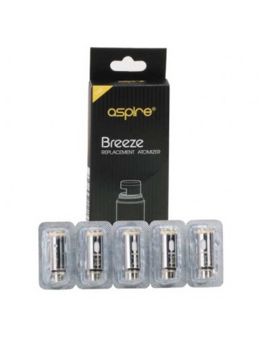 Resistors Aspire Breeze - 5 Pieces of 0.6 and 1.2 ohm Coils for Electronic Cigarettes