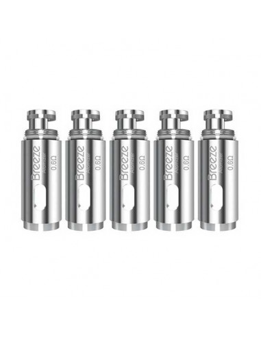 Resistenze Aspire Breeze - 5 Pezzi Coil da 0,6 e 1,2 ohm per Sigarette Elettroniche