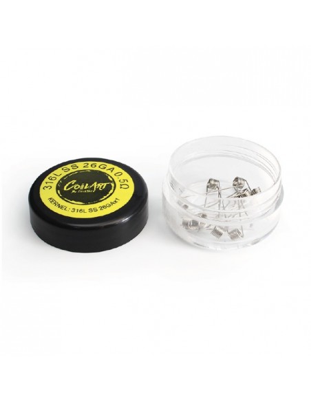 CoilART Coil 316L SS Pronte - 10 Pieces