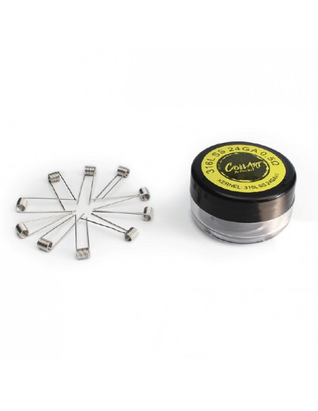 CoilART Coil 316L SS Pronte - 10 Pezzi