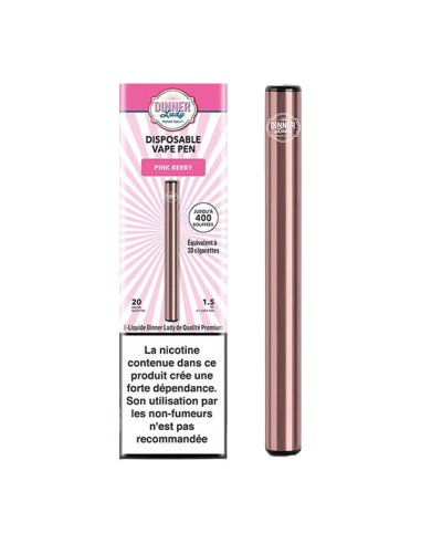 Pink Berry Dinner Lady Disposable Pod Mod - 400 Puffs