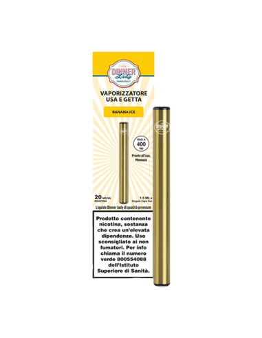 Banana Ice Dinner Lady Pod Mod Usa e Getta - 400 Puffs