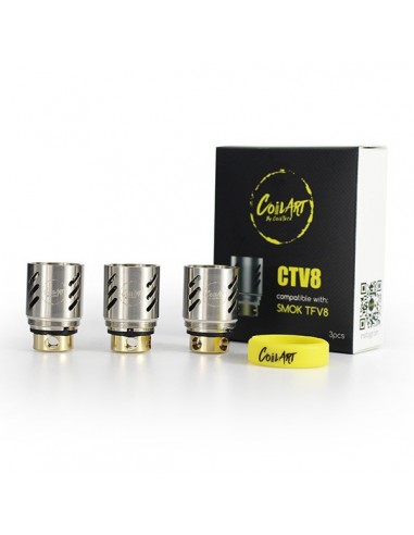 CoilART Resistenza CTV8 316L SS Clapton - 3 Pezzi