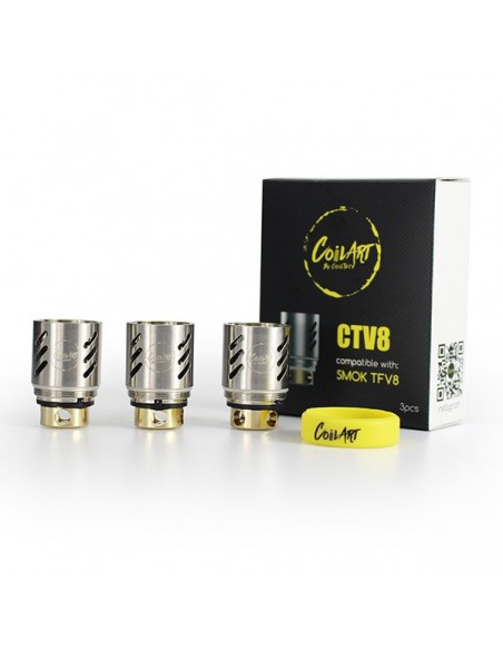 CoilART Resistenza CTV8 316L SS Clapton - 3 Pezzi