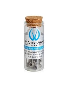 Clapton Helix Coil 28G(A1)38G2+26G(A1)2 Ni80 0.3 Ohm Vandy Vape Coil Prefatte