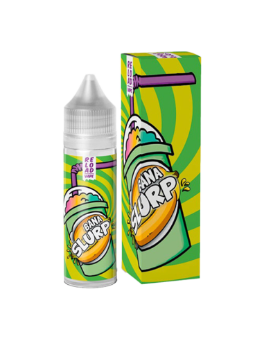Bana Slurp Reload Vape Liquido shot 20ml Banana Vaniglia Crema