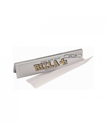 Cartine Rizla King Size Slim Lunghe Silver - 50 Pezzi
