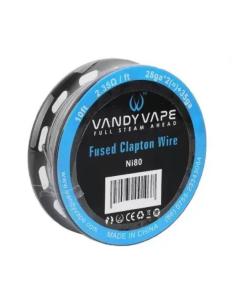 Fused Clapton Wire 28AWG2+35AWG Ni80 Vandy Vape Filo Resistivo - 3m