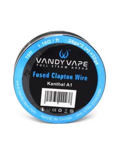 Fused Clapton Wire 24AWG2+32AWG KA1 Vandy Vape Resistive Wire - 3m
