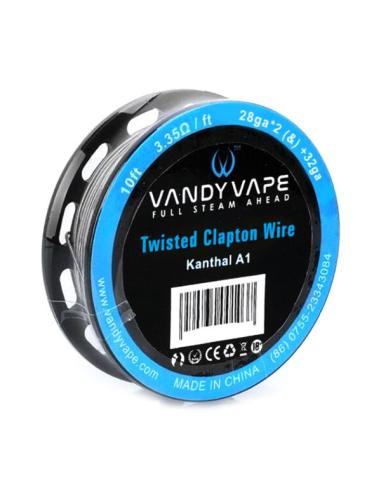 Twisted Clapton Wire 28AWG2+32AWG Vandy Vape Filo Resistivo - 3m