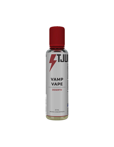Vamp Vape Liquido shot T-Juice 20ml Aroma Caramello Cocco Crema