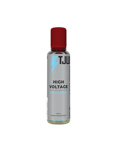 High Voltage Liquido shot T-Juice 20ml Aroma Ciliegia Menta