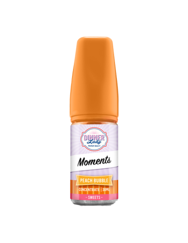 Moments Peach Bubble Dinner Lady Concentrated Aroma 30ml Chewing