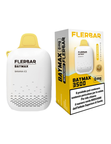 FlerBar Baymax Banana Ice Disposable Cigarette 3500 Puff
