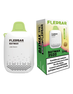 FlerBar Baymax lime peach disposable cigarette 3500 Puff