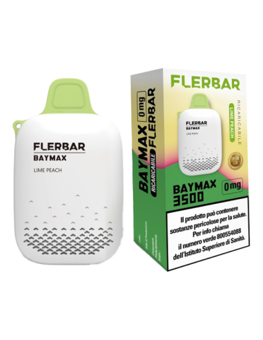 FlerBar Baymax lime peach sigaretta Usa e Getta 3500 Puff