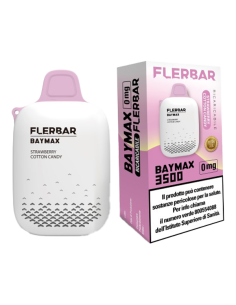 FlerBar Baymax strawberry cotton candy Disposable 3500 Puff