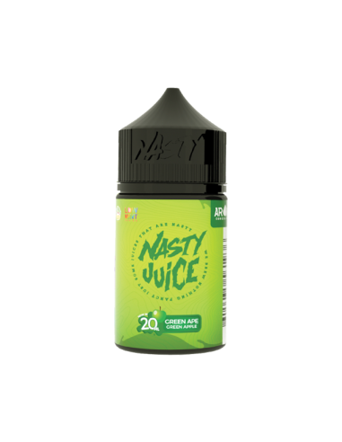 Green Ape Nasty Juice Liquido shot 20ml Caramella Mela Verde