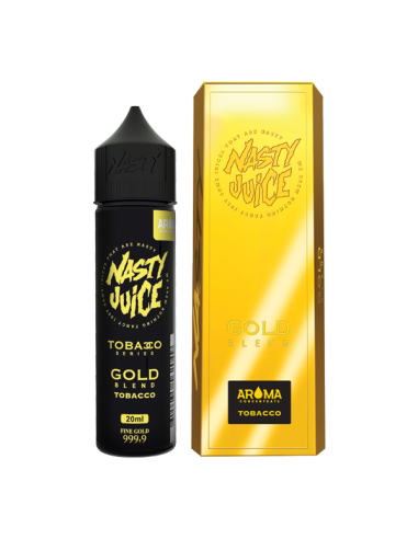 Gold Blend Nasty Juice Liquido shot 20ml Tabacco Mandorla
