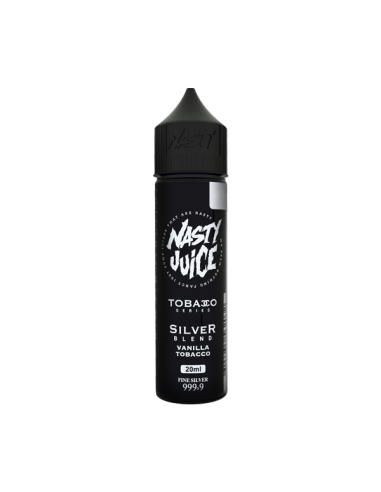 Silver Blend Nasty Juice Liquido shot 20ml Tabacco Crema