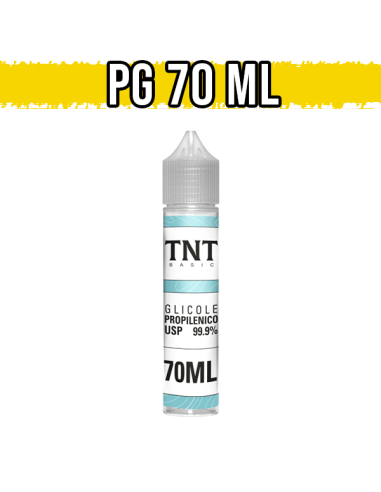 Glicole Propilenico TNT Vape 70ml base Full PG