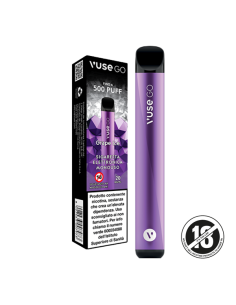 grape ice Vuse GO Disposable E-cigarette 500 puffs 20mg nicotine