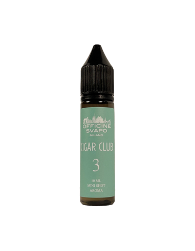 Cigar Club 3 Officine Svapo Aroma Mini Shot 10ml