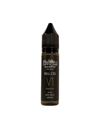 Kill Cig V1 Roasted Synth Officine Svapo Aroma Mini Shot 10ml